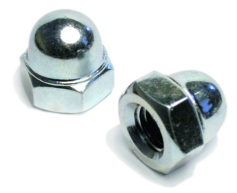 Гайка колпачковая М14  DIN1587 цинк 