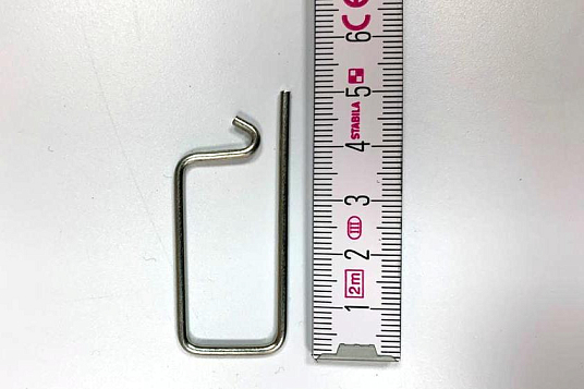 Вилка стопорная 1 ГОСТ 16561-76 оцинкованная для замка 1-2, пр-во Россия