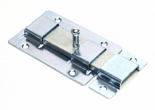 Задвижка дверная ЗД-02 цинк, 135мм