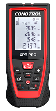 Дальномер лазерный CONDTROL XP3 Pro, диапазон 0,05–120 м