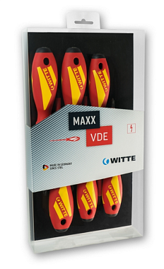 Набор отверток диэлектрических 7 предм. MAXXVDE PH 1000V, WITTE /Германия/