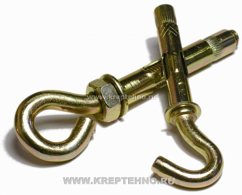 Анкерный болт с кольцом 14*300 (М10) двухраспорный