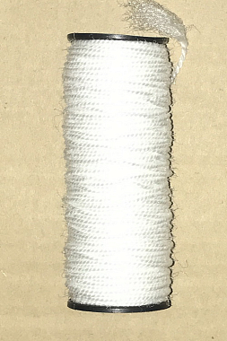 Нить капроновая на катушке 50м, белая 1,2мм