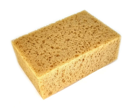 Губка пористая, крупнопористый поролон 110*160*60мм, для замывания плитки CORTE 