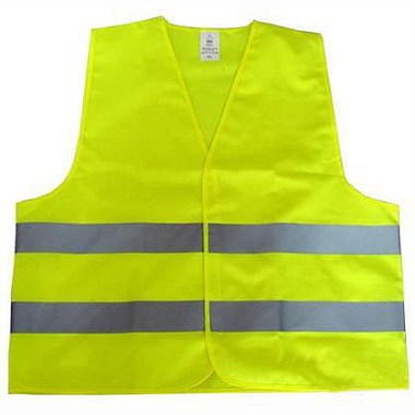 Жилет сигнальный с СОП (полиэфир) лимон 56-58р (XXL)