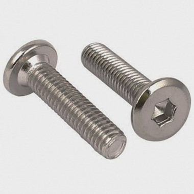 Винт мебельный М6*40 с плоской головкой и внутренним 6гр (цинк) SW4