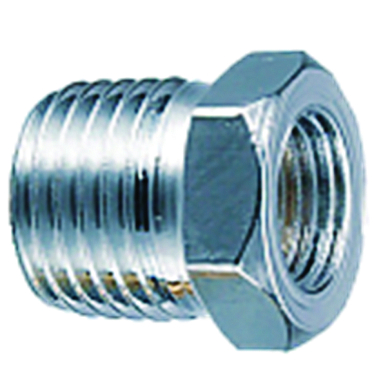 Переходник 1/2"M (наружная резьба) - 1/4"F (внутренняя резьба),  раб. давл до 20Бар, Elitech