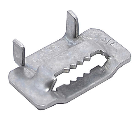 Замок фиксатор для ленты монтажной В-20, оцинк.