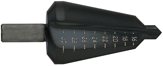 Сверло-шарошка HSS многоступенчатое №1 3,0*14,0х58 мм, KEIL /Германия/