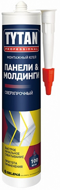 Клей монтажный многоцелевой Панели и Молдинги, бежевый 100гр/м2, 310мл, TYTAN