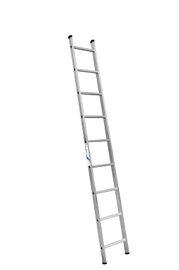 Лестница алюминиевая "Алюмет" 1 секционная 1х9 (Н = 2,53 м)