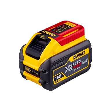 Аккумулятор DeWalt DCB 547, 18В, 9.0Ач, Li-Ion, XR FLEXVOLT