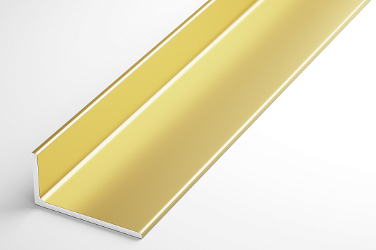 Профиль уголок 40*20*2 , длина 2м, алюминиевый (анодир.золото)