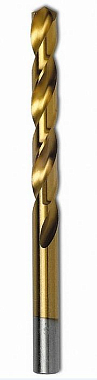 Сверло по металлу  3,3*65/36мм HSS-G M2 TIN DIN 338 шлифованное, нитрид-титановое