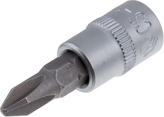 Головка торцевая Ph2 1/4" с битой, короткая 