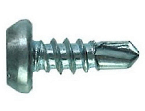 Саморез 3,8*11 полуцилиндр, ЦИНК, сверло