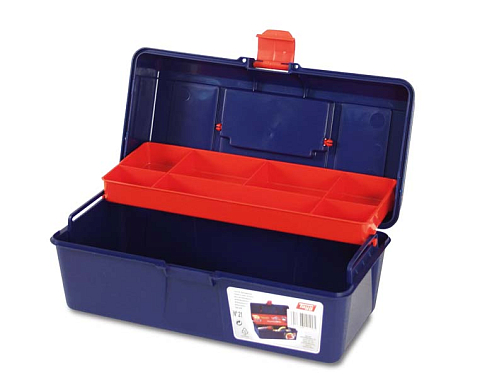 №21 Ящик для инструментов 31*16*13см с лотком для мелочей