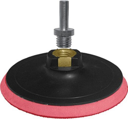 Насадка резиновая под абразивный круг для УШМ 125хМ14х10мм + шпиндель для дрели 