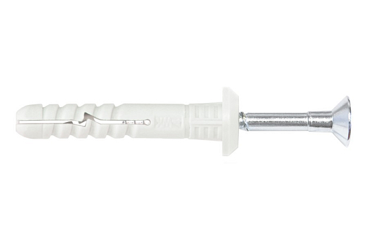 Дюбель гвоздевой SMNК-6*60 нейлон, полуцилиндрический бортик Wkret-met, Польша