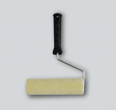 Валик в сборе велюровый, 42х6х180мм ворс 4мм,Black Edition