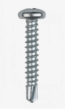 Саморез 3,9х19 полусфера, сверло, цинк, JP81 DIN 7504-N(М)