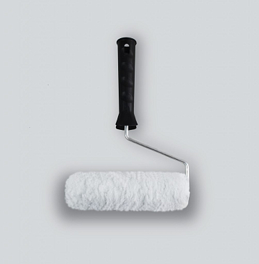 Валик в сборе искусственный мех 42х6х240мм, ворс 12мм,Black Edition