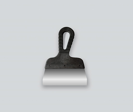 Шпатель 300мм нержавеющая сталь, пластиковая ручка 