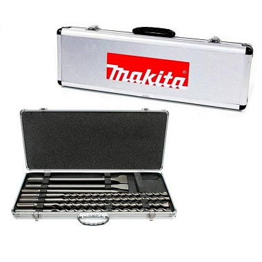 Набор буров, долот SDS-max MAKITA 7шт , ф18,20,22,25х540, пика 400мм, долота плоские 25,50х400мм