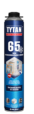 Пена профессиональная зимняя 65 О2, 750 мл, TYTAN
