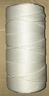 Нить капроновая (ПП, ПА) 1122 текс 1,6мм белая (0,5кг - 440м) +/-5%