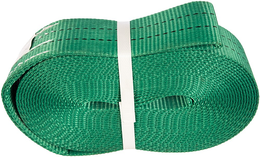 Лента строительная с петлей 6т 10м (60мм зеленая)