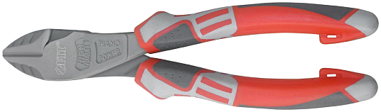 Бокорезы 180мм усиленные, ребра жесткости на губках, Cr-V, тефлоновое покрытие, прорезиненные рукоятки, FIT 