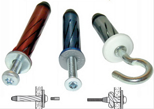 Анкер для тонких листов 10х38 (лист 3-10мм) для винтов М5, серый, Expandet Rosett