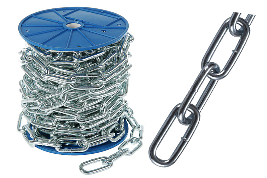 Цепь DIN 763 D10 ZN длинное звено