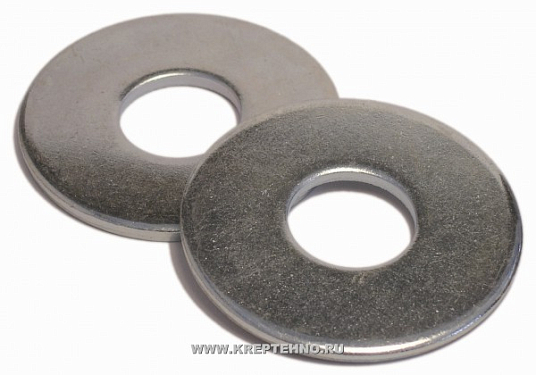 Шайба усиленная М22  DIN9021 наружный D64мм, цинк
