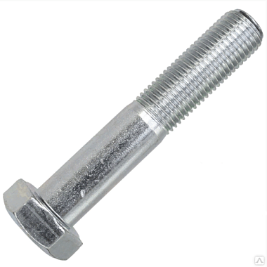 Болт шестигранный 10,0х40 цинк DIN 931 кл пр 8.8 (неполная резьба)