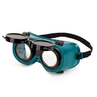 Очки газосварщика, откидные стекла "Монреаль" 