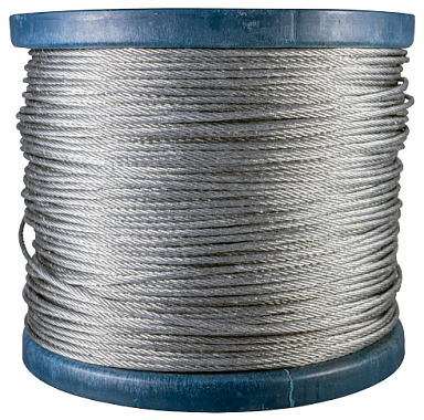 Трос стальной D 4 6*7+FC