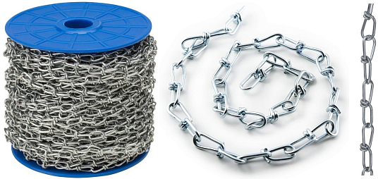 Цепь DIN 5686 D 1.6 витая  ZN