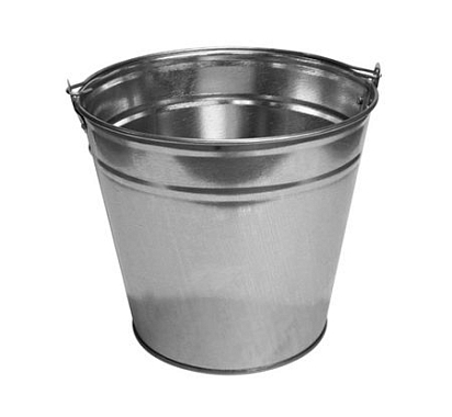 Ведро 12л оцинкованное