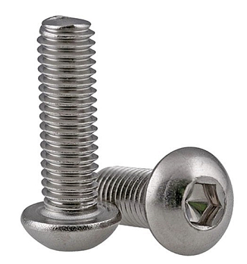 Винт ISO7380 М10*60 с полукруглой головкой, внутренним 6гр (оцинк), кл пр 10,9