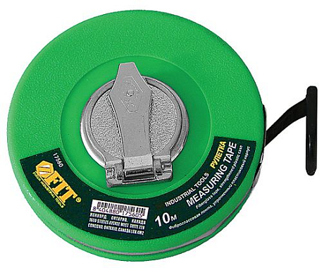 Рулетка 50м*13мм фибергласовая лента