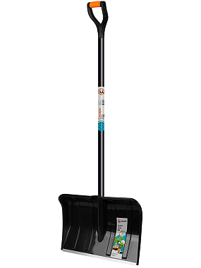 Лопата снеговая "САХАРА" с деревянным черенком 49см*38см