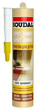 Герметик акриловый для древесины бук 280 мл, НЕморозостойкий SOUDAL