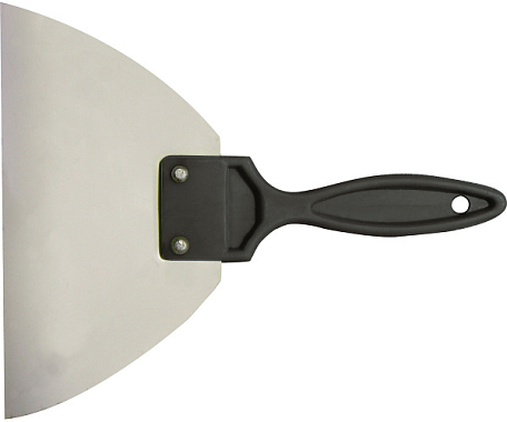 Шпатель рез. белый с пласт. ручкой 85мм 