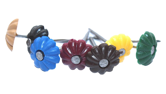 Гвозди декоративные черный, 100шт