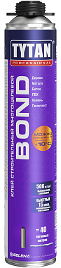 Клей-пена строительный многоцелевой BOND 750 мл до -10, TYTAN